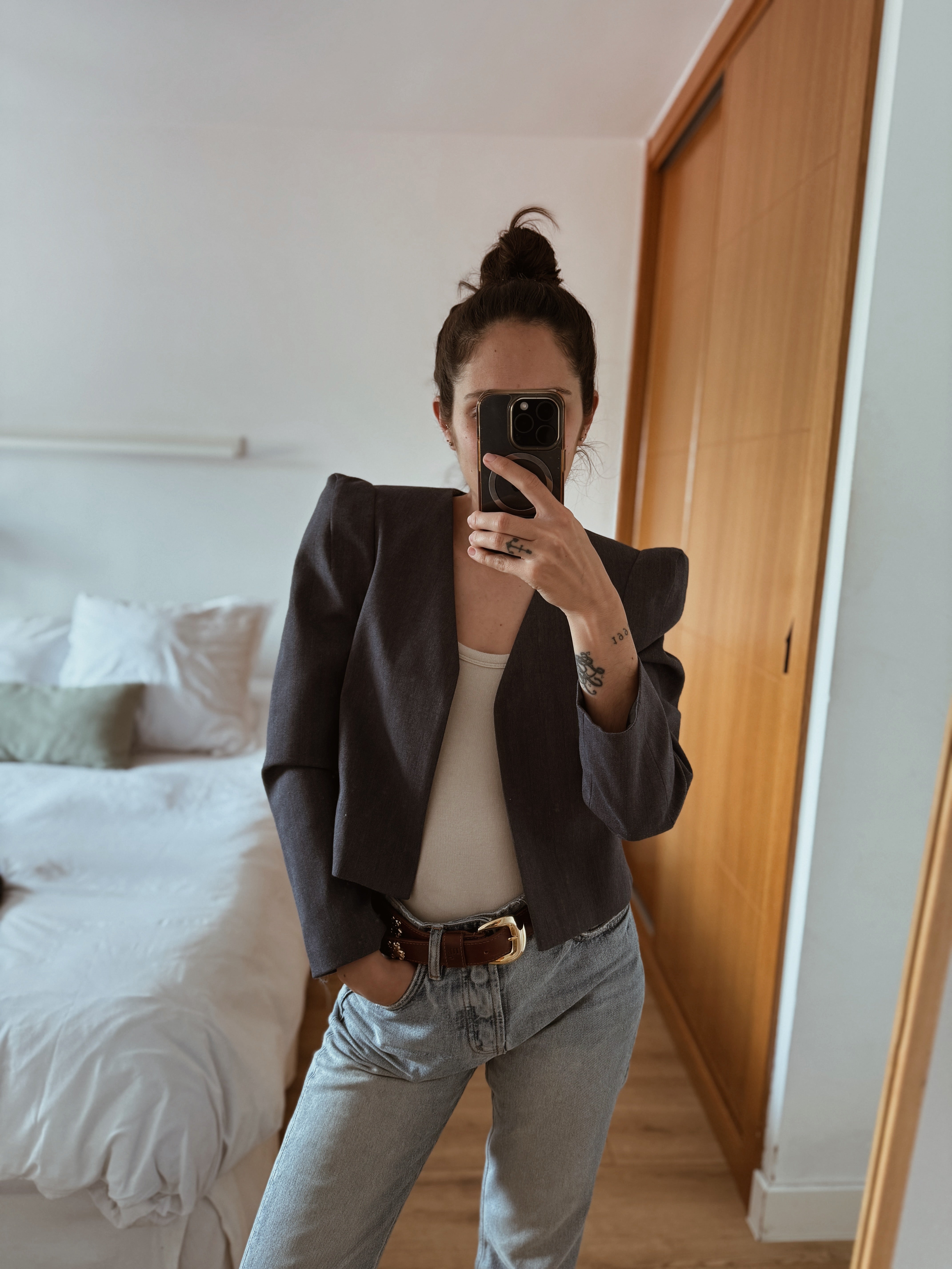 CHAQUETA PAGODA AZUL