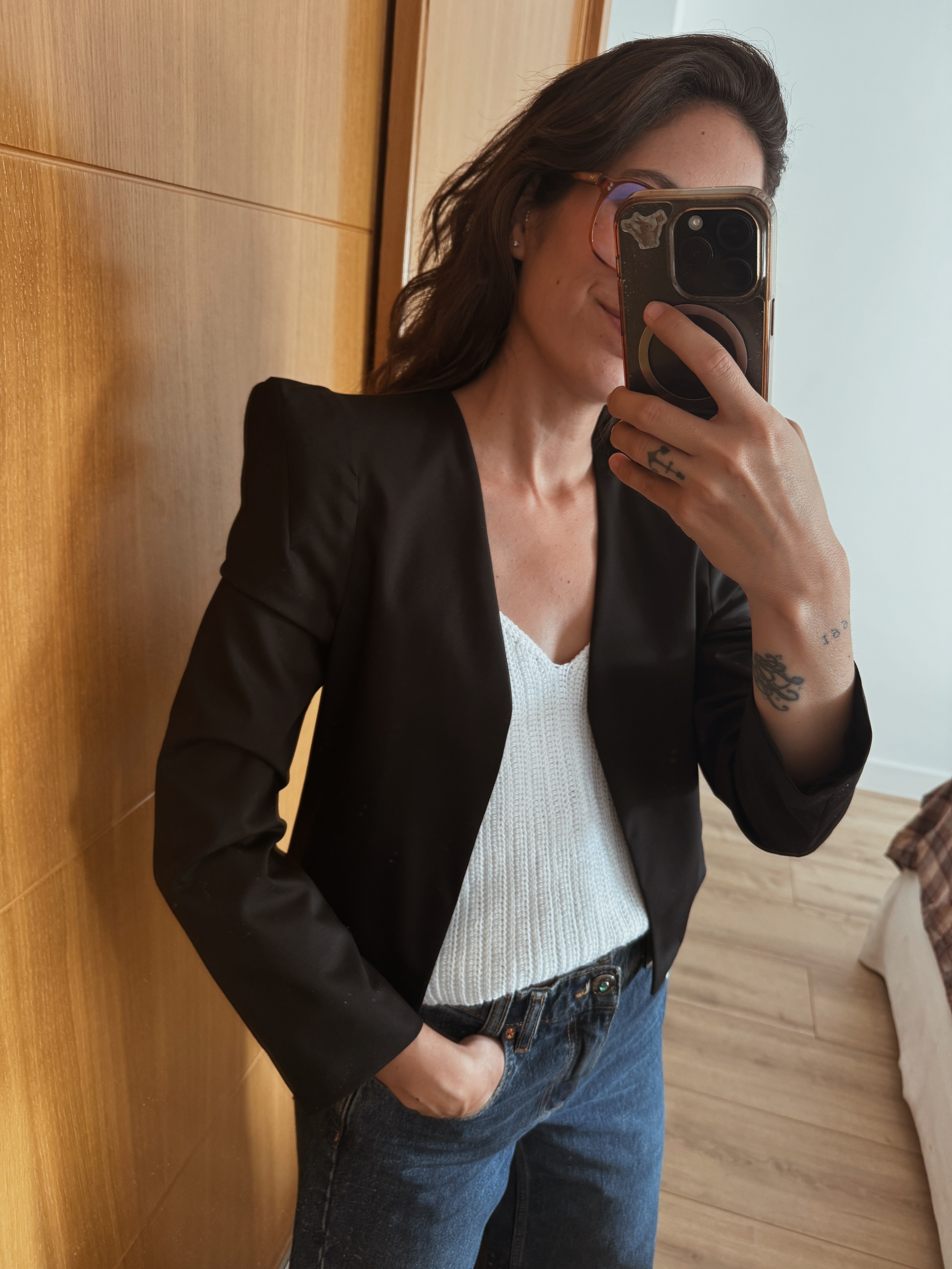 CHAQUETA PAGODA NEGRA
