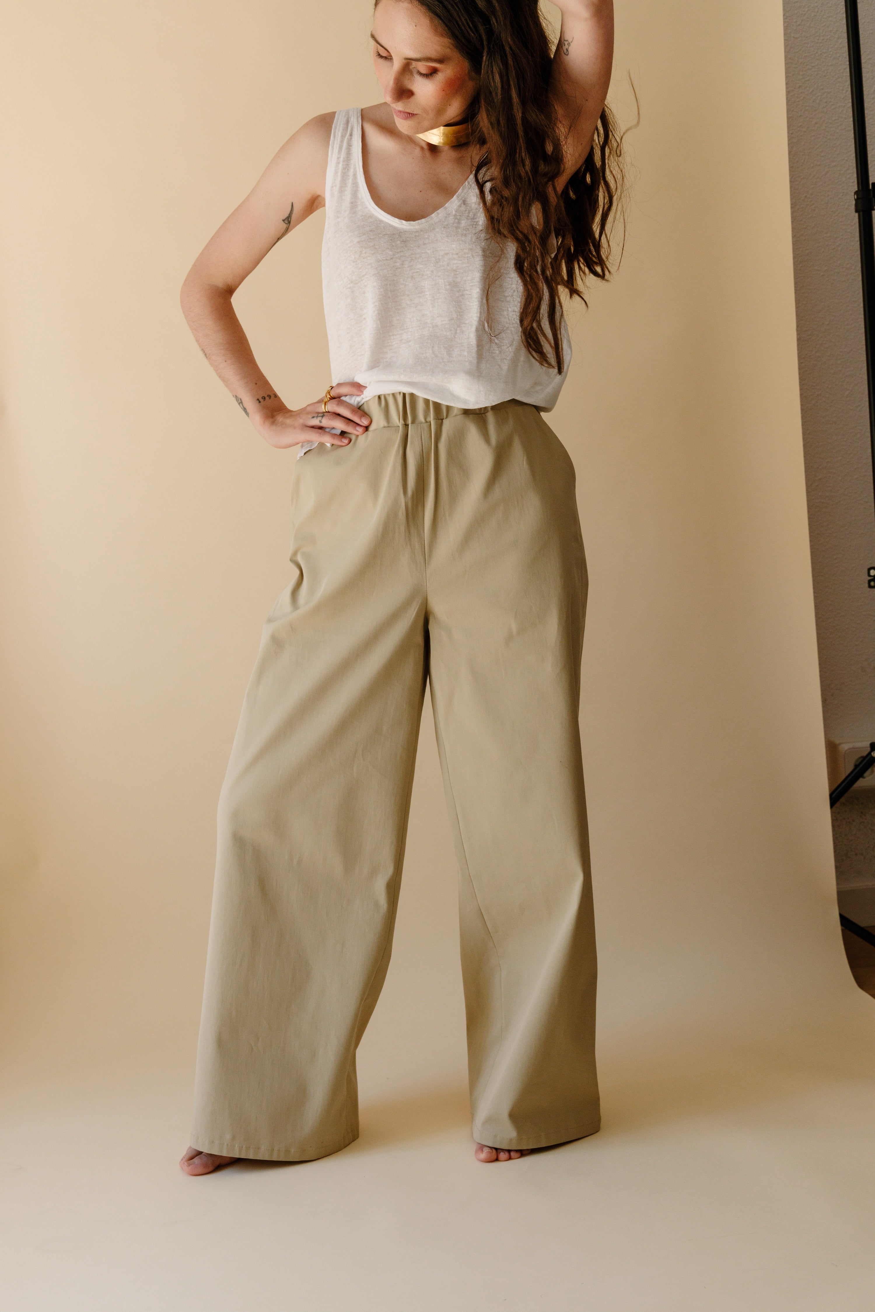 Pantalon George beige 3