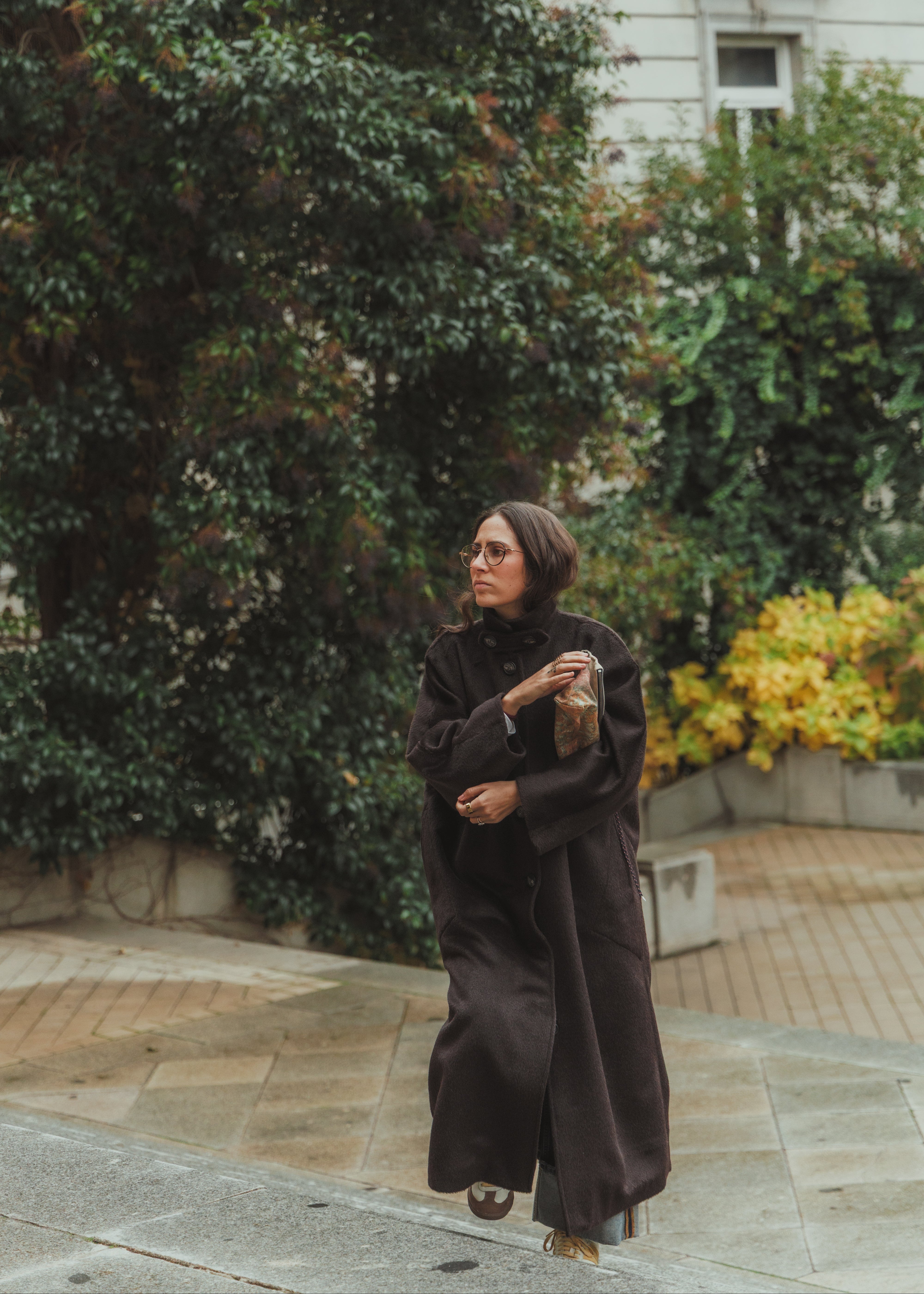 ABRIGO PILAR MOHAIR CHOCOLATE