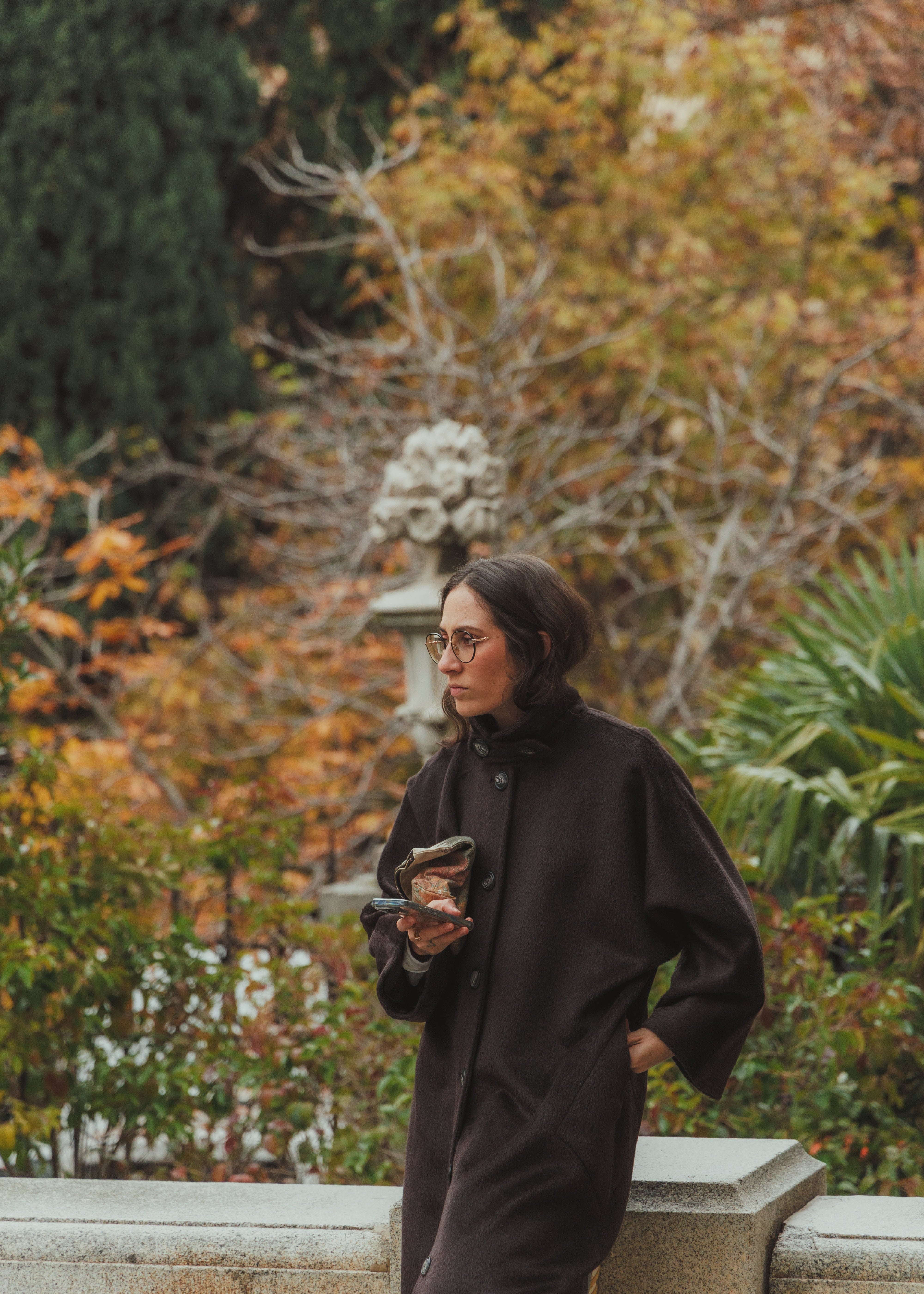 ABRIGO PILAR MOHAIR CHOCOLATE