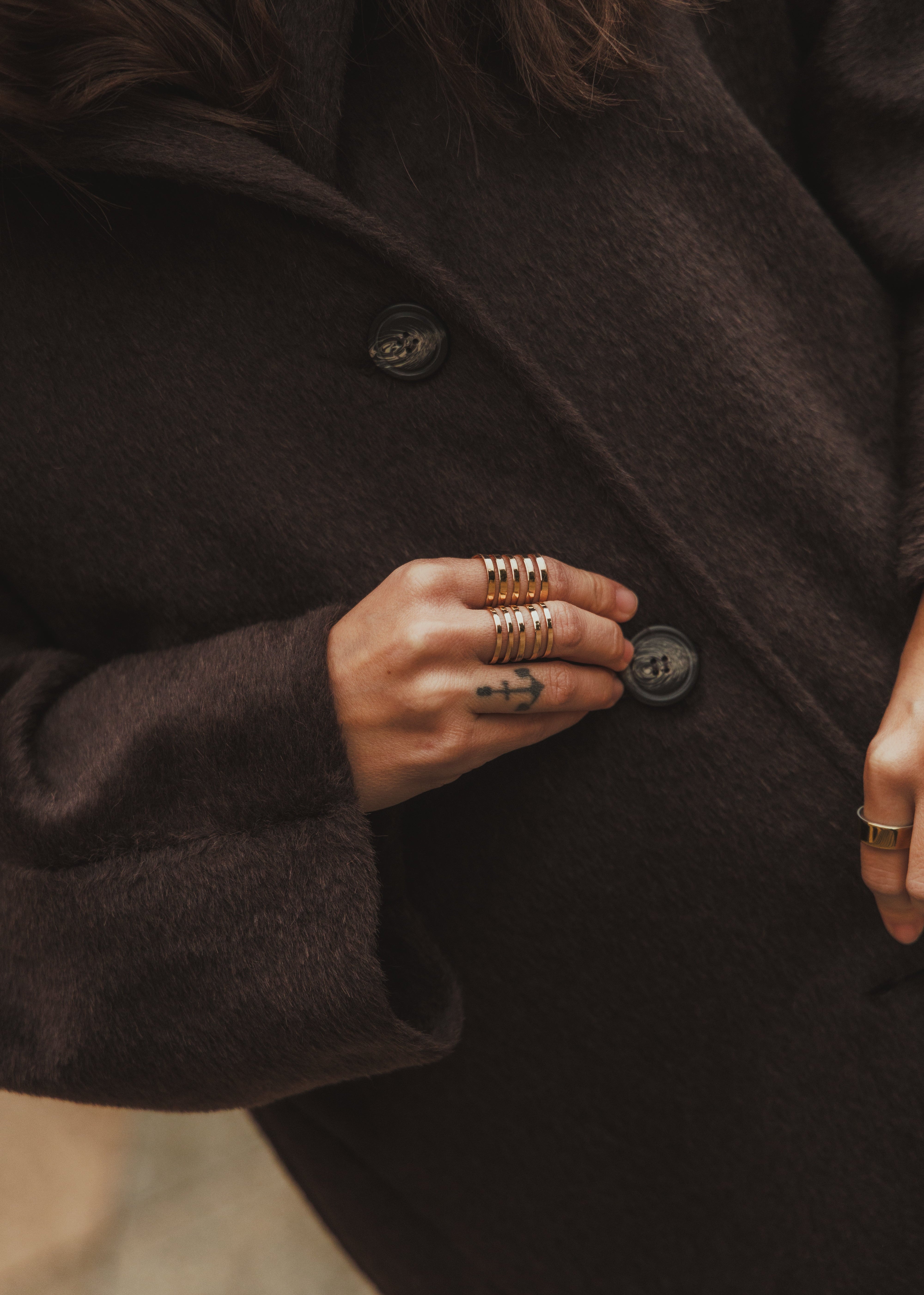 ABRIGO PILAR MOHAIR CHOCOLATE