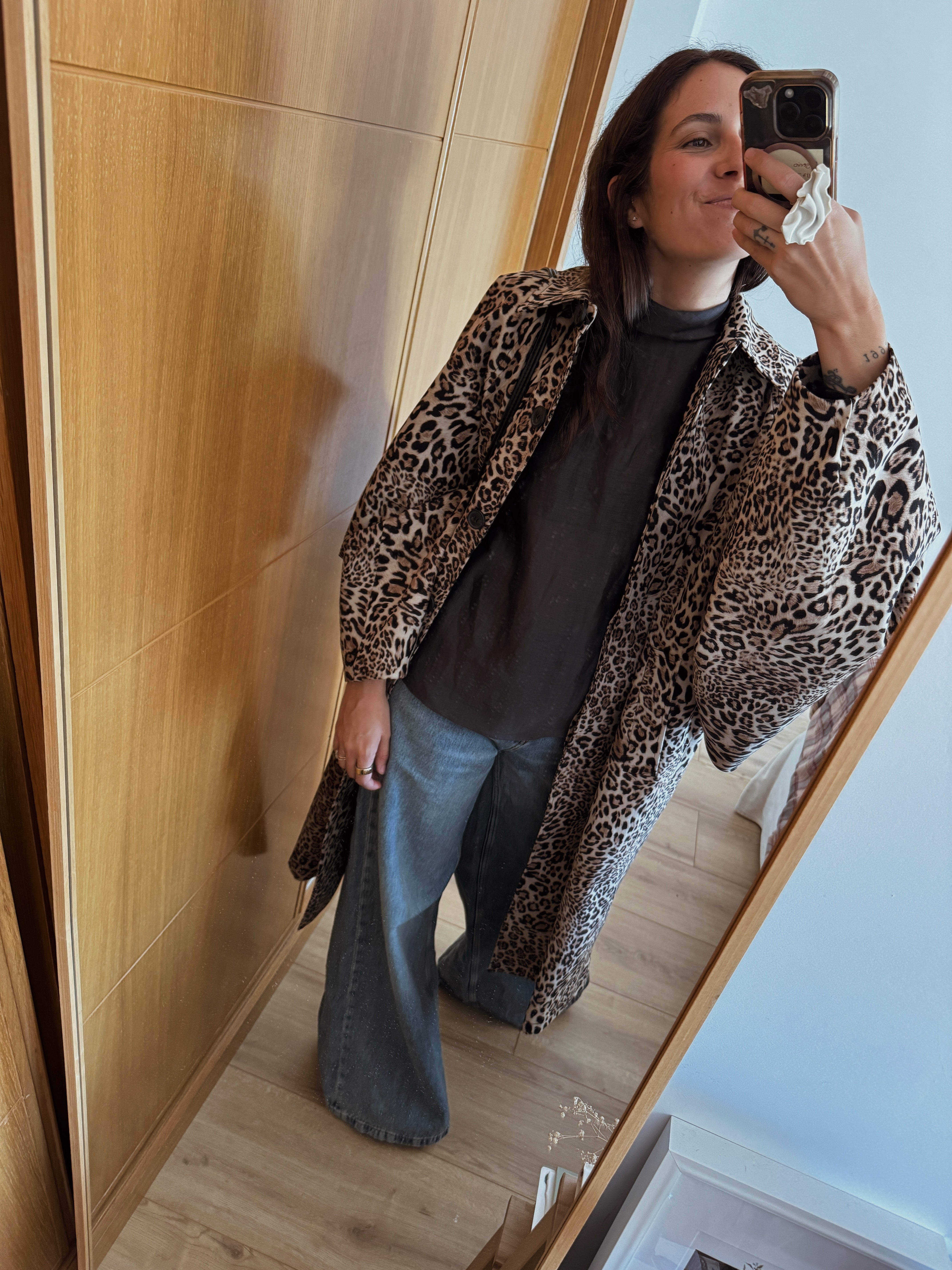 GABARDINA GRETA LEOPARDO