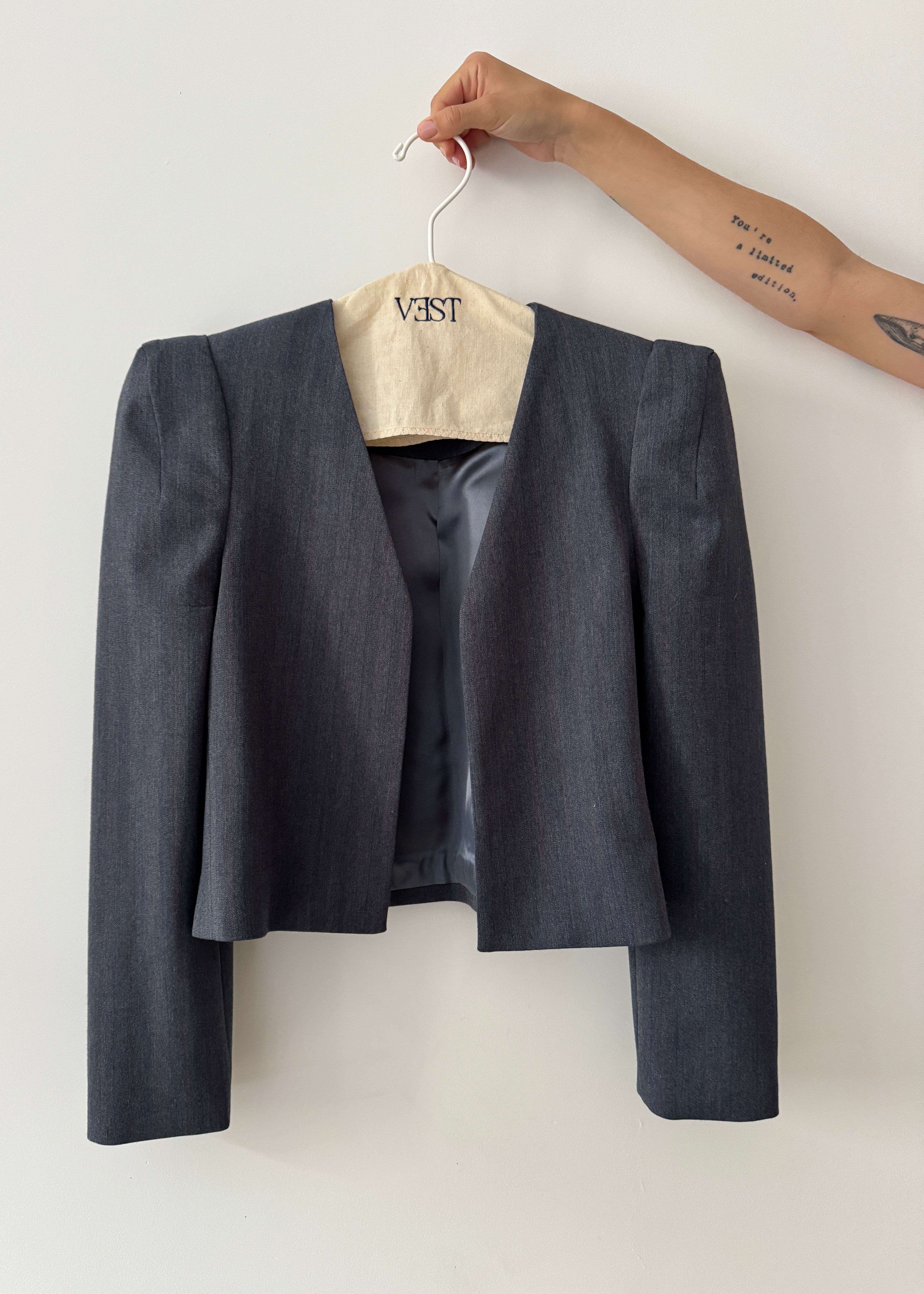 CHAQUETA PAGODA AZUL
